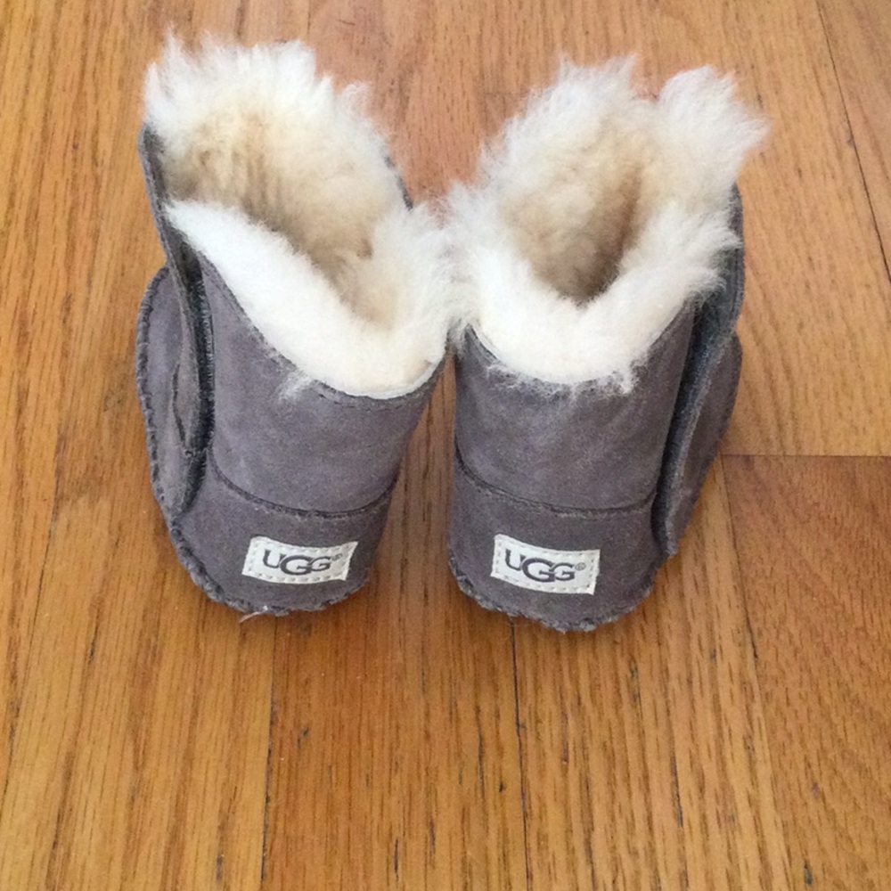 UGG Gray Baby Booties